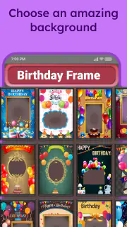 Birthday Photo Frame Maker screenshot 3