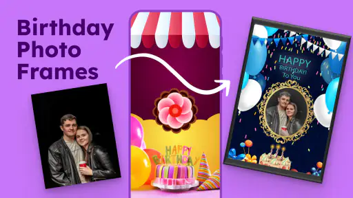 Birthday Photo Frame Maker screenshot 7