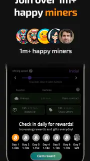 Bitcoin-mijnbouw (Cryptominer) screenshot 3