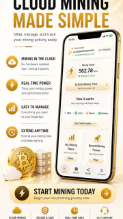 BitVexor-BitCoin Cloud Mining screenshot 1