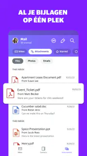 Blijf op orde met Yahoo Mail screenshot 4