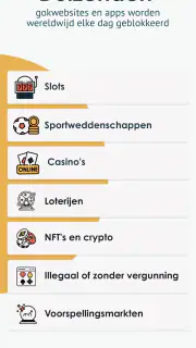 Blokkeer goksites - Gamban screenshot 3