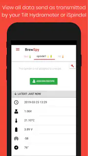 BrewSpy - iSpindel Tilt Plaato screenshot 6