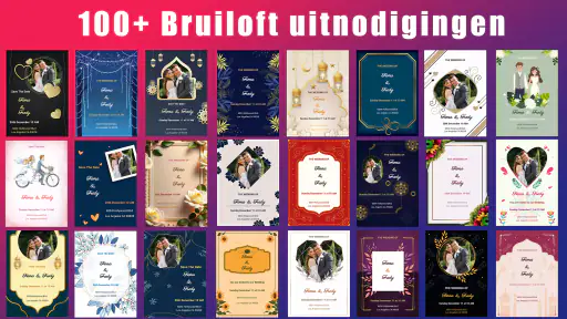 Bruiloft uitnodigingskaart screenshot 1