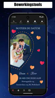Bruiloft video uitnodigingen screenshot 4