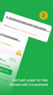 BtcCoin-Cloud Miner Mining screenshot 2