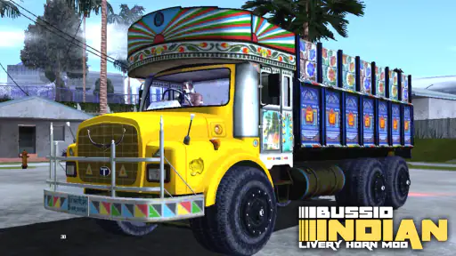 Bussid Indian Livery Horn Mod screenshot 1