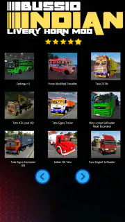 Bussid Indian Livery Horn Mod screenshot 3