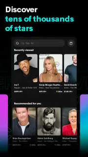 Cameo - Personal celeb videos screenshot 2