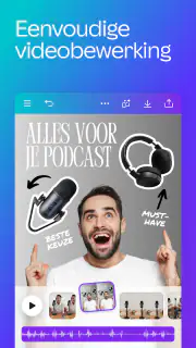 Canva: ontwerp, foto en video screenshot 4