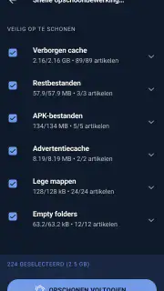 CCleaner: telefoon opschonen screenshot 2