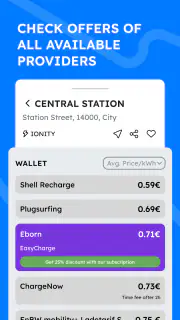 Chargeprice: EV map & prices screenshot 2
