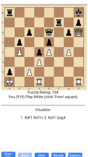 Chessvis - Puzzles, Visualize screenshot 2
