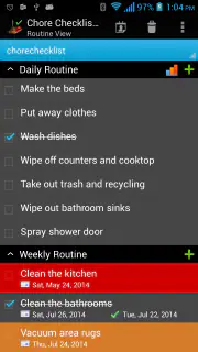 Chore Checklist screenshot 1