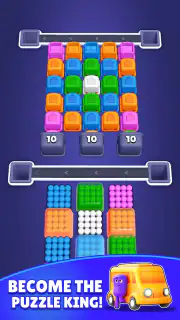 Color Bus Fill: Traffic Puzzle screenshot 2