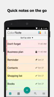 ColorNote notities notitieblok screenshot 1