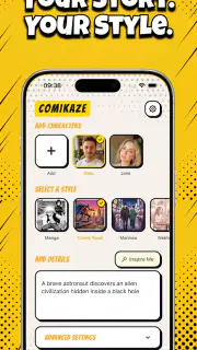 Comikaze: Stripmaker Manga screenshot 2