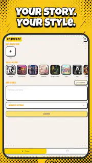 Comikaze: Stripmaker Manga screenshot 6