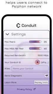 Conduit: Deel internettoegang screenshot 5