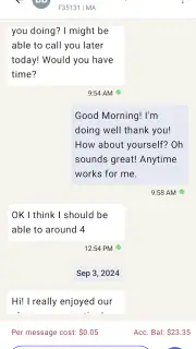 CorrLinks Text Chat screenshot 2