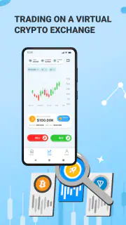 CryptoCosmic Trading Simulator screenshot 2