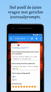 Dankbaarheid, focusdagboek screenshot 1