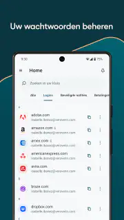 Dashlane-wachtwoordbeheerder screenshot 5