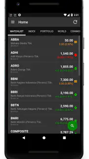 Data Saham Indonesia screenshot 2