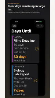 Days Until: Countdown screenshot 1