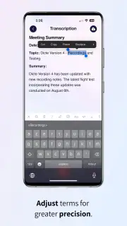Dicte: AI-vergaderassistent screenshot 4