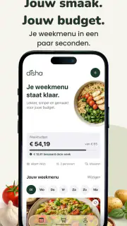 Disha: Weekmenu & Budget screenshot 2