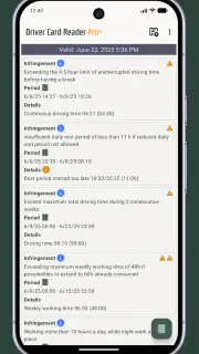 Driver Card Reader Pro+ screenshot 6