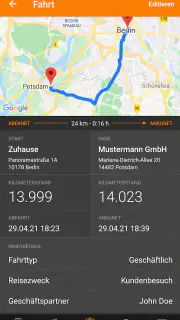 Driverslog Pro 2 - Fahrtenbuch screenshot 3