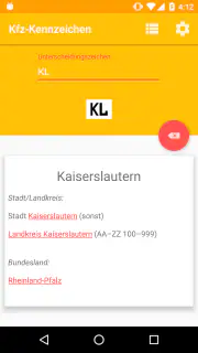 Duitse Kentekens screenshot 2