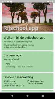 e-rijschool Mobile screenshot 2