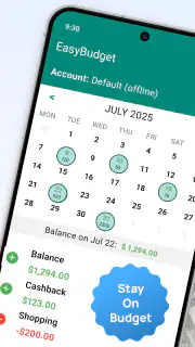EasyBudget - Budget planning screenshot 3