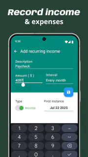 EasyBudget - Budget planning screenshot 6