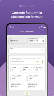 eFaktura.nl - online facturen screenshot 2