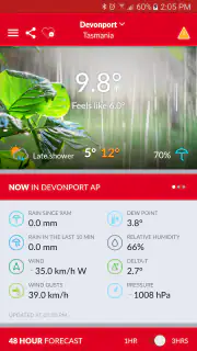 Elders Weather screenshot 2