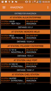 Elite Dangerous TradePad Pro screenshot 5