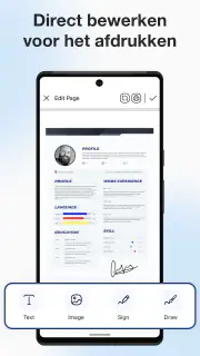ePrint Mobiele printer en scan screenshot 7