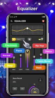 Equalizer & Geluidsverbeteraar screenshot 2