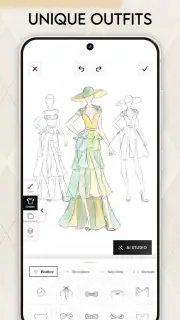 Fashion Design Clothes: Sketch screenshot 3