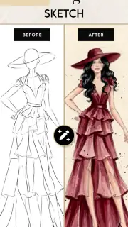 Fashion Design Clothes: Sketch screenshot 4