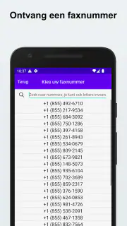 Fax verzenden en ontvangen screenshot 5