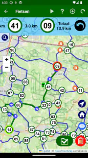 Fietsknoop fietsen en wandelen screenshot 3
