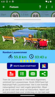 Fietsknoop fietsen en wandelen screenshot 4