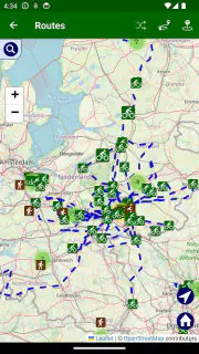 Fietsknoop fietsen en wandelen screenshot 6