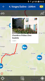 Fietsvakantiewinkel route-app screenshot 4