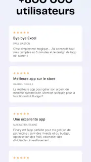 Finary : Patrimoine & Budget screenshot 8